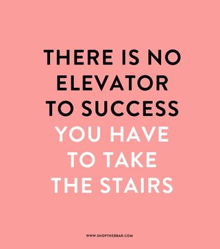 stairs to success